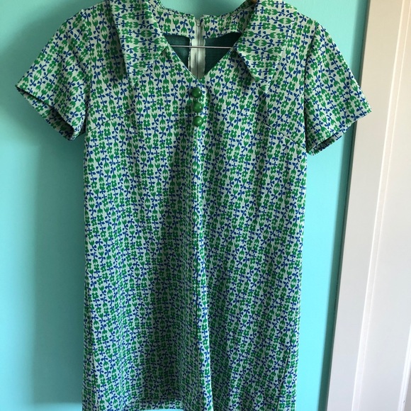 Vintage Dresses & Skirts - VTG 70s Floral Mini Dress